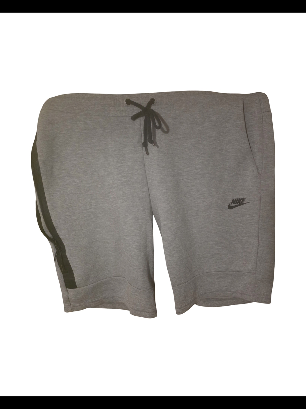 Nike Men’s Grey Athletic Shorts with Black Accent